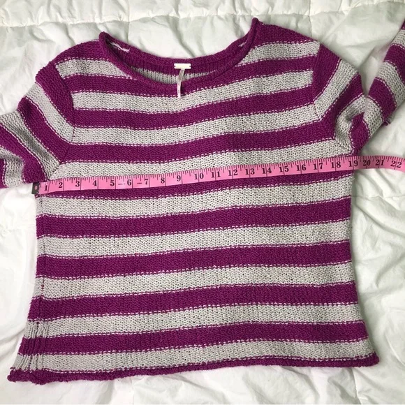 Free People Beach Shake N Roll Striped Knit Sweater - Picture 5 of 8